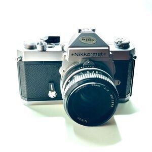 Black and Silver Film Camera